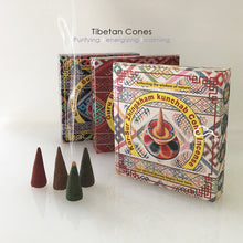 Load image into Gallery viewer, Bhutan Incense Cone - Riwo Sangchoe/ Sur/ Energy Cleansing(Green Tara, Zambala, Medicine Buddha, Guru Rinpoche)