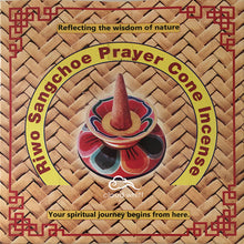 Load image into Gallery viewer, Bhutan Incense Cone - Riwo Sangchoe/ Sur/ Energy Cleansing(Green Tara, Zambala, Medicine Buddha, Guru Rinpoche)