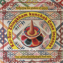 Load image into Gallery viewer, Bhutan Incense Cone - Riwo Sangchoe/ Sur/ Energy Cleansing(Green Tara, Zambala, Medicine Buddha, Guru Rinpoche)
