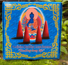 Load image into Gallery viewer, Tibetan Incense Cone - Guru Rinpoche, Medicine Buddha, Green Tara, Zambala, Chenrezig, Mahakala 塔香~莲师 药师 观音 度母 黄财神 大黑天