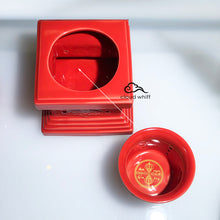 Load image into Gallery viewer, Smoke Offering Burner (Red Stupa) 烟供炉 (红佛塔)