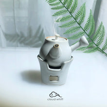 Load image into Gallery viewer, Anti-Epidemic Purification Powder & Burner (White) 防疫粉 迷你熏香炉套(白)