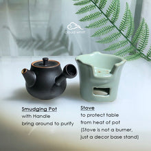 Load image into Gallery viewer, Anti-Epidemic Purification Powder & Burner (Black Glossy) 防疫粉 迷你熏香炉套(亮黑)