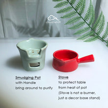 Load image into Gallery viewer, Anti-Epidemic Purification Powder & Mini Burner (Red) 防疫熏香炉套~迷你烧碳炉 (红)