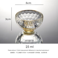 Load image into Gallery viewer, 7-color Water Offering Crystal Bowls (Light Color)~ 7彩水晶供水杯 (幻彩浅色)