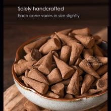 Load image into Gallery viewer, Tibetan Backflow Incense Cone - Healthy Incense -Labrang Monastery Medicine College 100% Natural