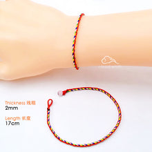 Load image into Gallery viewer, 5-color Auspicious String / wrist-band 五色线 / 手环
