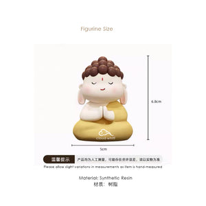 Zen Buddha I Guanyin statue + Cloud Aroma diffuser stone