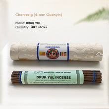 Load image into Gallery viewer, Tibetan Incense - Dharma Protector Incense-Medicine Buddha,Tara, Zambala, Kurukulle, Manjushri, Guru, Amitayus
