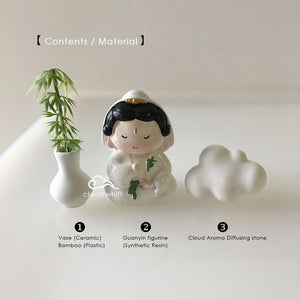 Guanyin Inner Peace Set + Cloud Aroma diffuser stone