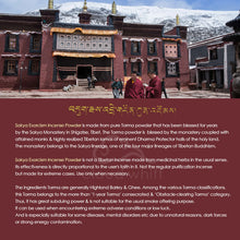 Load image into Gallery viewer, 净化除障降魔香粉 Sakya Incense Powder - Deep Cleansing Obstacle-Clearing  寺院加持熏香粉
