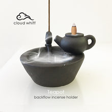 Load image into Gallery viewer, Backflow Cone Burner + Incense Holder - Teapot design
