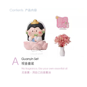 Guanyin - Lucky Aroma Diffuser Set I 好运莲莲 观音 熏香石套装