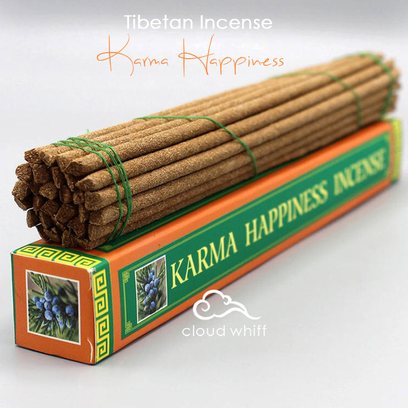 Tibetan Incense - Karma Happiness (Natural Herbal Incense) Aromatic!