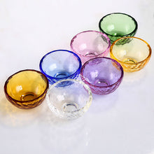 Load image into Gallery viewer, 7-color Water Offering Crystal Bowls ~ 7彩水晶供水杯

