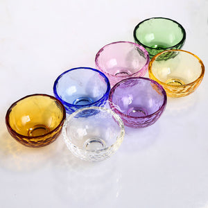 7-color Water Offering Crystal Bowls ~ 7彩水晶供水杯