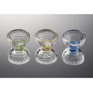 7-color Water Offering Crystal Bowls (Light Color）~ 7彩水晶供水杯 (幻彩浅色）