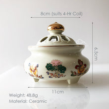 Load image into Gallery viewer, Incense Burner - 8 Auspicious 八吉祥 香炉
