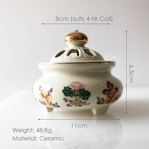 Incense Burner - 8 Auspicious 八吉祥 香炉