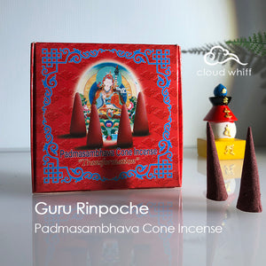 Tibetan Incense Cone - Guru Rinpoche, Medicine Buddha, Green Tara, Zambala, Chenrezig, Mahakala 塔香~莲师 药师 观音 度母 黄财神 大黑天