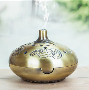 Incense Holder-Cloud Vajra (Copper Alloy) 香炉 祥云金刚权 (铜合金)