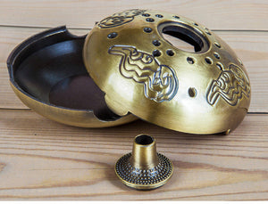 Incense Holder-Cloud Vajra (Copper Alloy) 香炉 祥云金刚权 (铜合金)