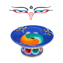 Load image into Gallery viewer, Incense Holder - Tibetan Wisdom Eye 香盘-藏传法眼
