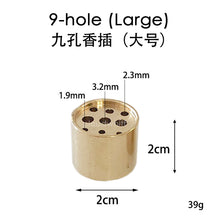 Load image into Gallery viewer, Incense holder - 9-hole 香插~9 孔
