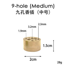 Load image into Gallery viewer, Incense holder - 9-hole 香插~9 孔
