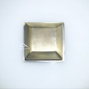 Smoke Offering Plate - Square Copper Alloy 烟供盘-四方铜