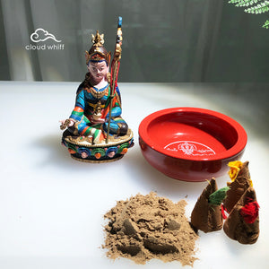 Smoke Offering Sang Puja Bowl (Tibetan Vajra) 烟供盘 藏传金刚权