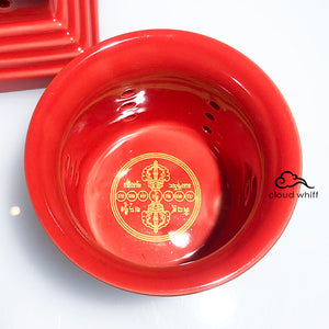 Smoke Offering Burner (Red Stupa) 烟供炉 (红佛塔）