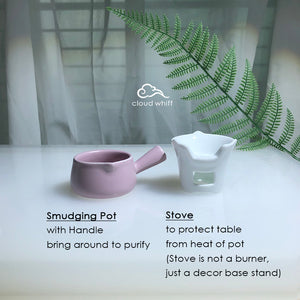Mini Incense Cone/Powder Burner (Purple) 迷你熏香炉(紫色)