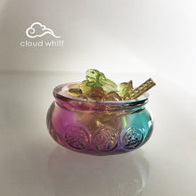 Load image into Gallery viewer, Wealth Bowl (multi-color) 聚宝盆 (琉璃彩色）6cm
