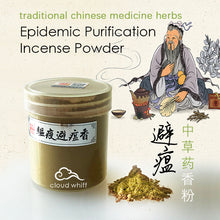 Load image into Gallery viewer, Traditional Epidemic Purification Incense Powder I Smudging I Frankincense, Angelica 避瘟净化香
