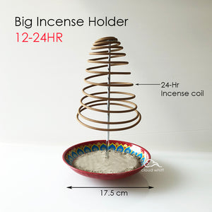 Big Incense Holder 12-24H (Extendable) ~ Red-Colorful