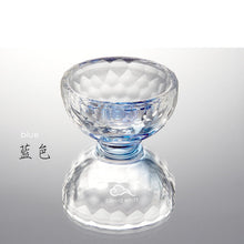 Load image into Gallery viewer, 7-color Water Offering Crystal Bowls (Light Color）~ 7彩水晶供水杯 (幻彩浅色）
