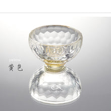 Load image into Gallery viewer, 7-color Water Offering Crystal Bowls (Light Color）~ 7彩水晶供水杯 (幻彩浅色）
