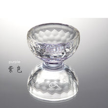 Load image into Gallery viewer, 7-color Water Offering Crystal Bowls (Light Color）~ 7彩水晶供水杯 (幻彩浅色）
