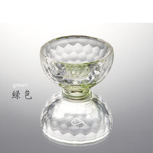 Load image into Gallery viewer, 7-color Water Offering Crystal Bowls (Light Color）~ 7彩水晶供水杯 (幻彩浅色）
