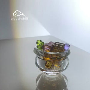 Wealth Bowl (Crystal Clear) 好彩头聚宝盆 (晶莹剔透）5cm