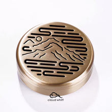 Load image into Gallery viewer, Incense Holder-Smoky Mountains (Gold Copper) 香炉~祥云山峦（金铜）
