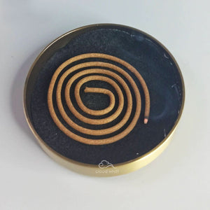 Incense Holder-Smoky Mountains (Gold Copper) 香炉~祥云山峦（金铜）