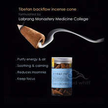 Load image into Gallery viewer, Tibetan Backflow Incense Cone - Healthy Incense -Labrang Monastery Medicine College 100% Natural
