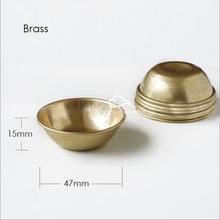 Load image into Gallery viewer, Tibetan Water Offering Bowl 7pc  (Brass) 藏传供水碗7件~黄铜
