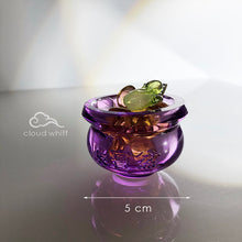 Load image into Gallery viewer, Wealth Bowl (Purple) 聚宝盆 (紫色）5cm
