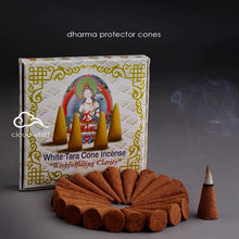 Load image into Gallery viewer, Tibetan Incense Cone - Guru Rinpoche, Medicine Buddha, Green Tara, Zambala, Chenrezig, Mahakala 塔香~莲师 药师 观音 度母 黄财神 大黑天
